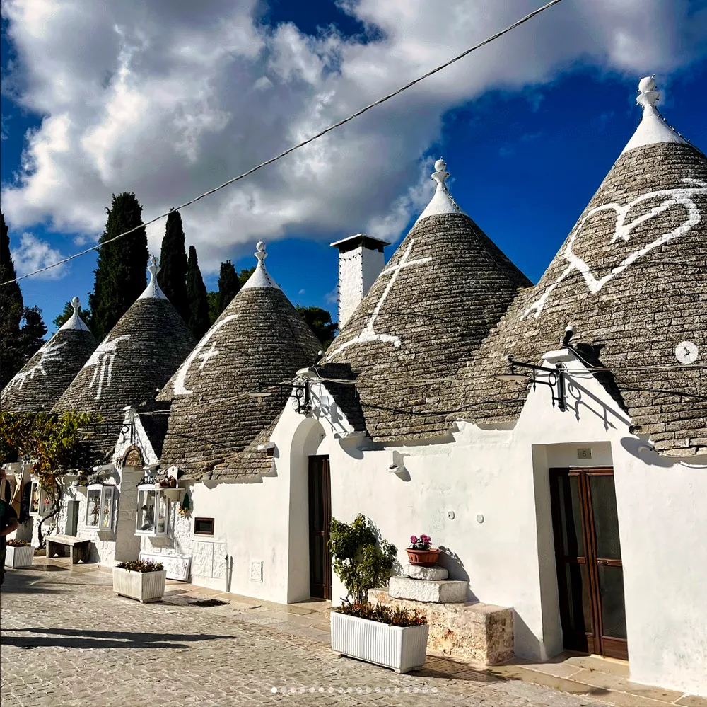 Trulli-Häuser in Alberobello, Apulien